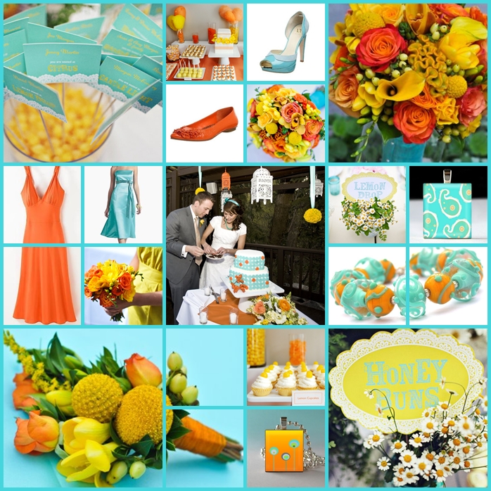  - 29-keentobeseen-aqua-orange-yellow-wedding